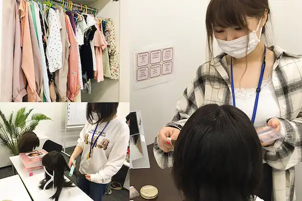 衣装もメイクもばっちりサポート!
